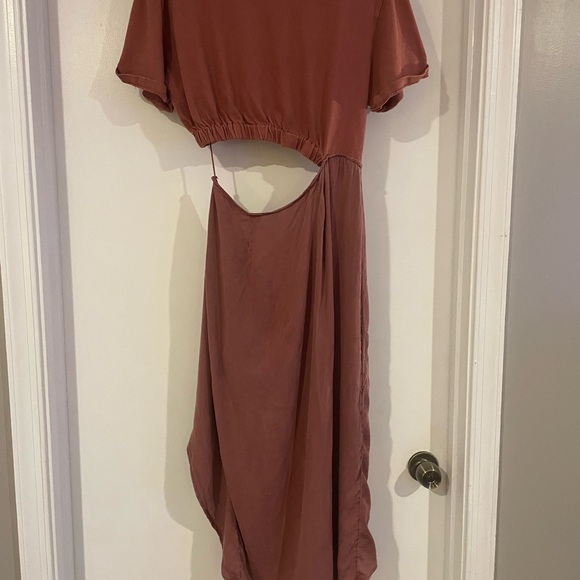 Free People Midi Dress and Jacket Set in Deep Mauve - Picture 7 of 8